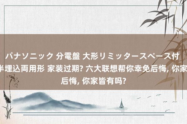 パナソニック 分電盤 大形リミッタースペース付 露出・半埋込両用形 家装过期? 六大联想帮你幸免后悔， 你家皆有吗?